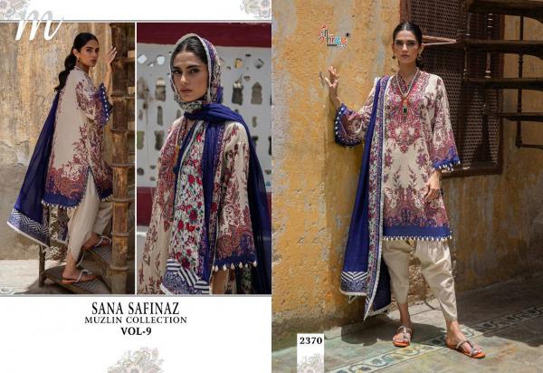 Shree Sana Safinaz Muzlin Collection 9 Cotton Pakistani Salwar Suits